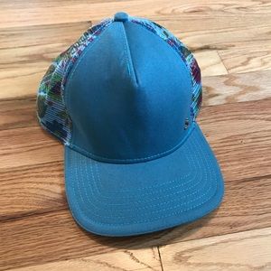 Blue Floral prAna SnapBack hat